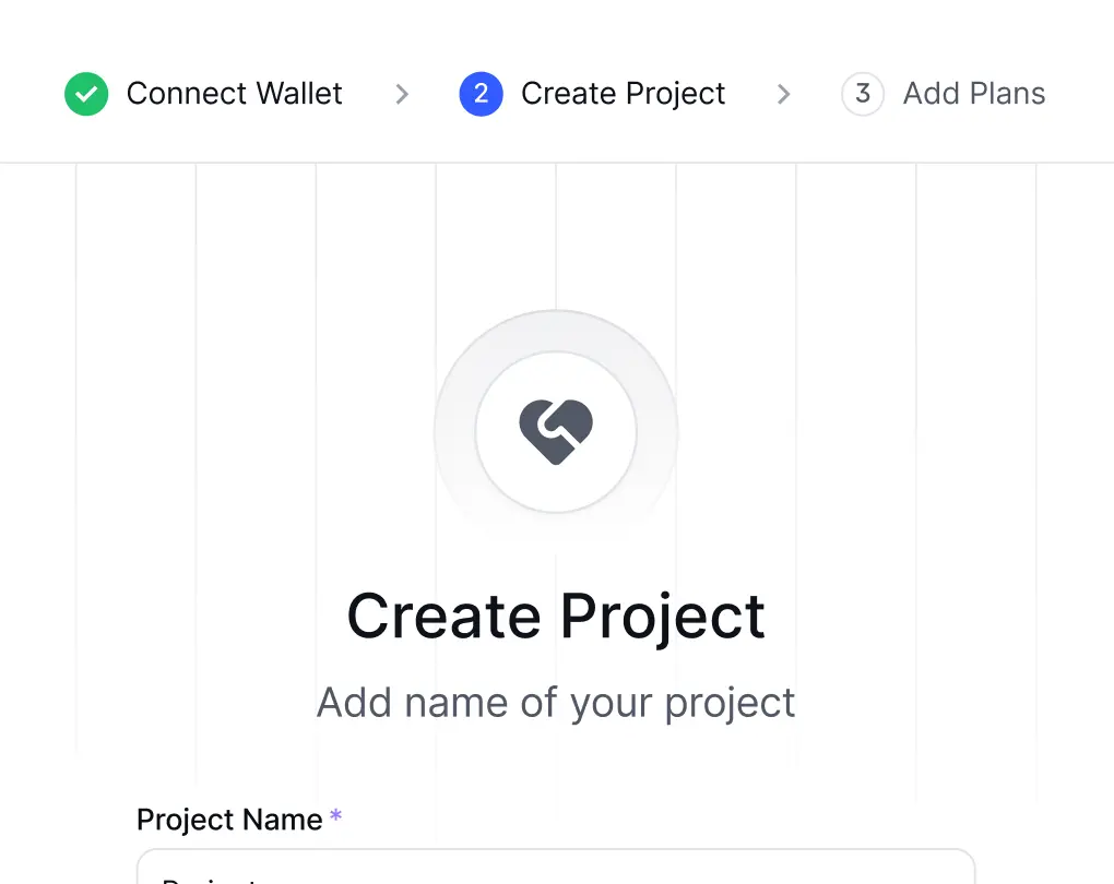 Create crypto subscription